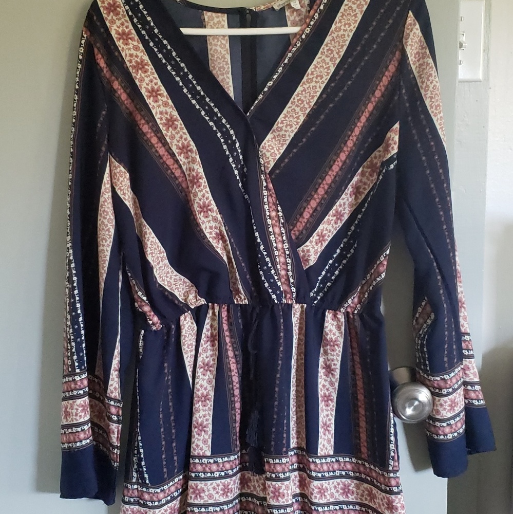 Women's long sleeve romper